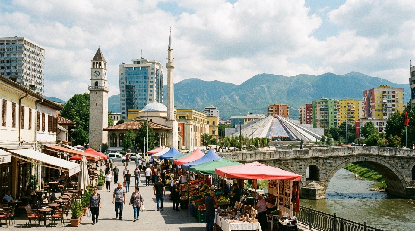 Scenic view of Albania