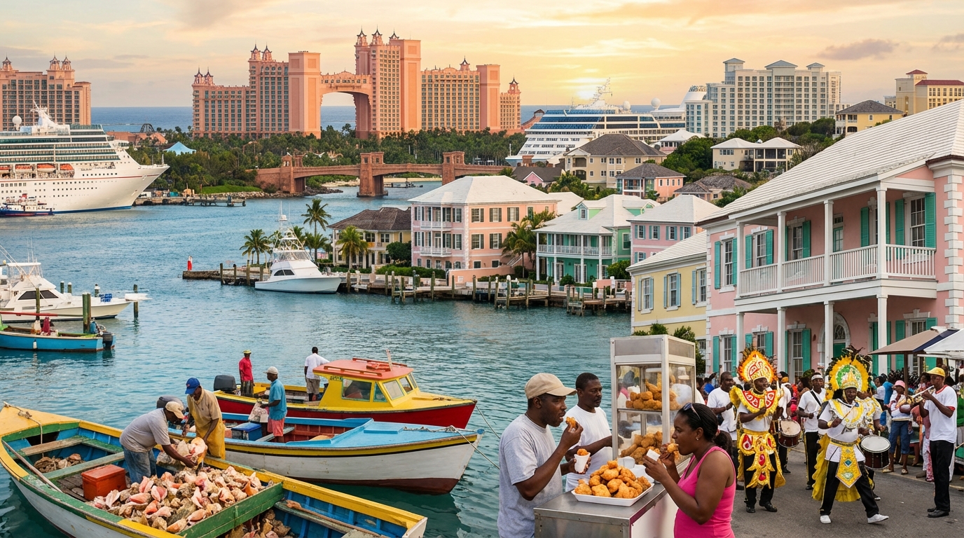 Scenic view of Bahamas