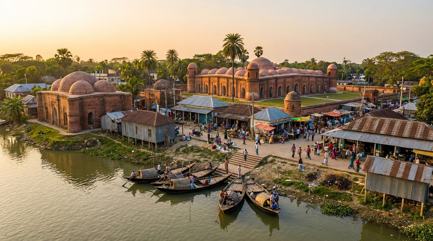 Scenic view of Bagerhat, Bangladesh