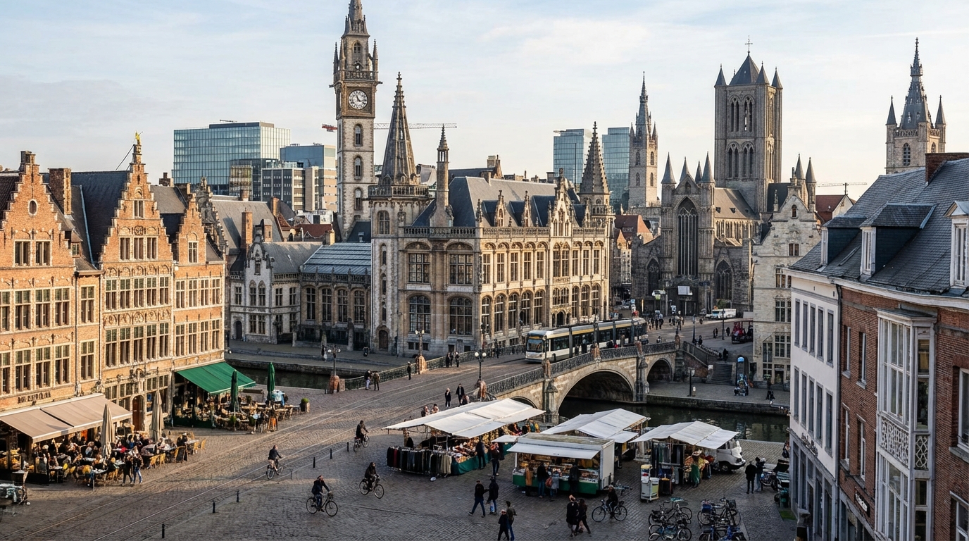 Scenic view of Belgium
