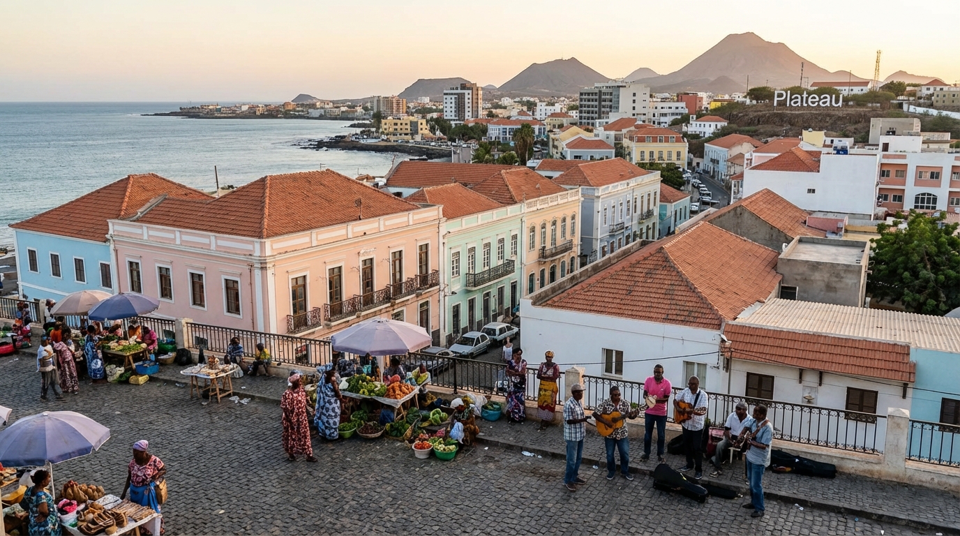 Scenic view of Cape Verde