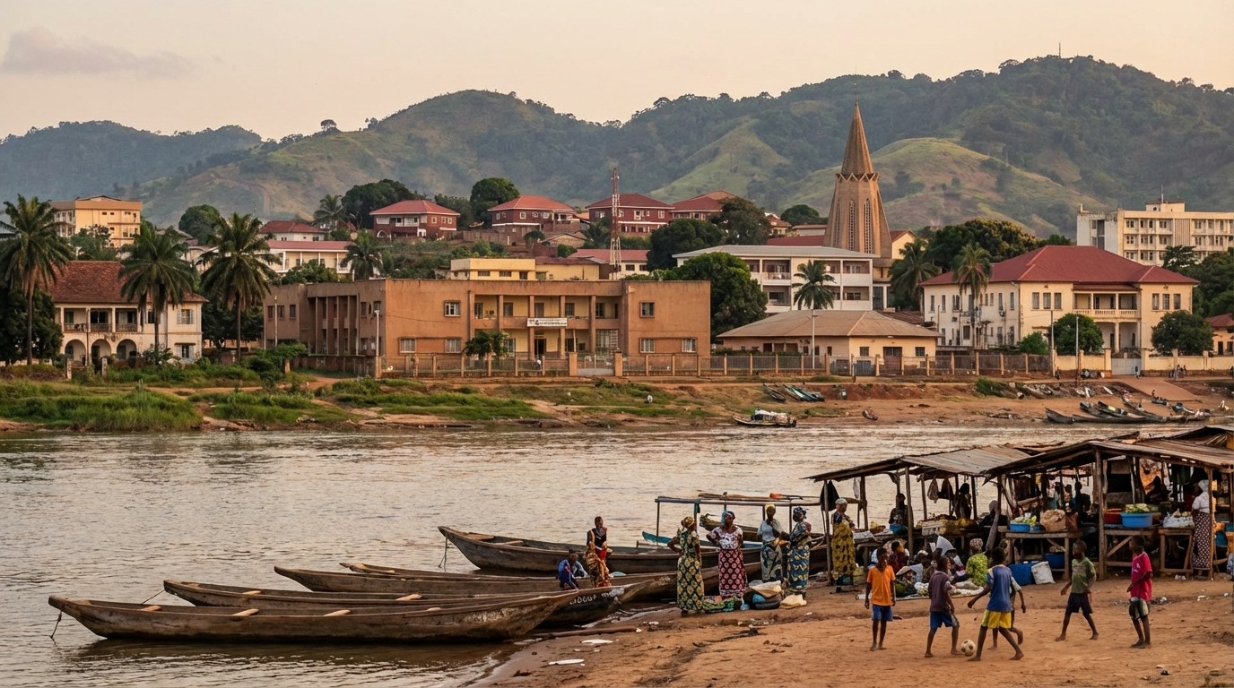 Scenic view of Central African Rep.