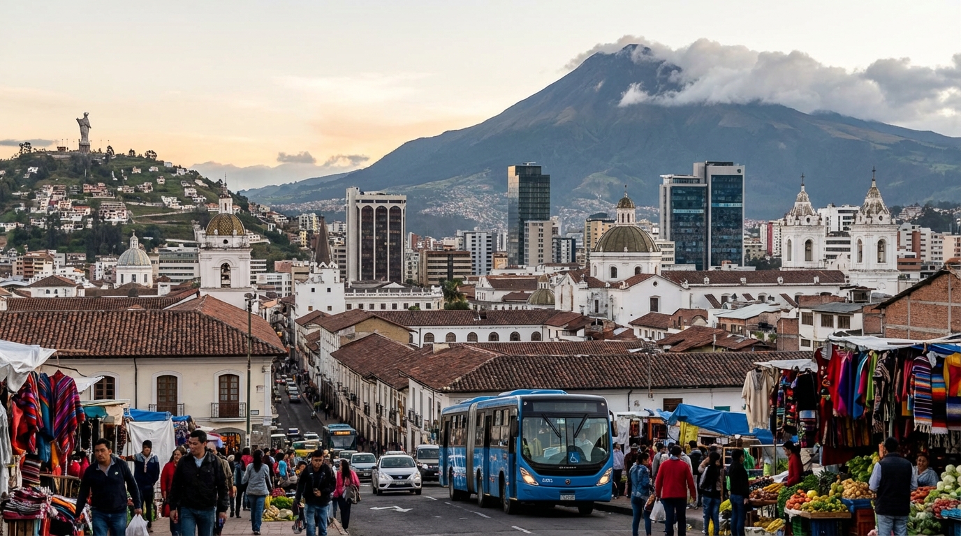 Scenic view of Ecuador