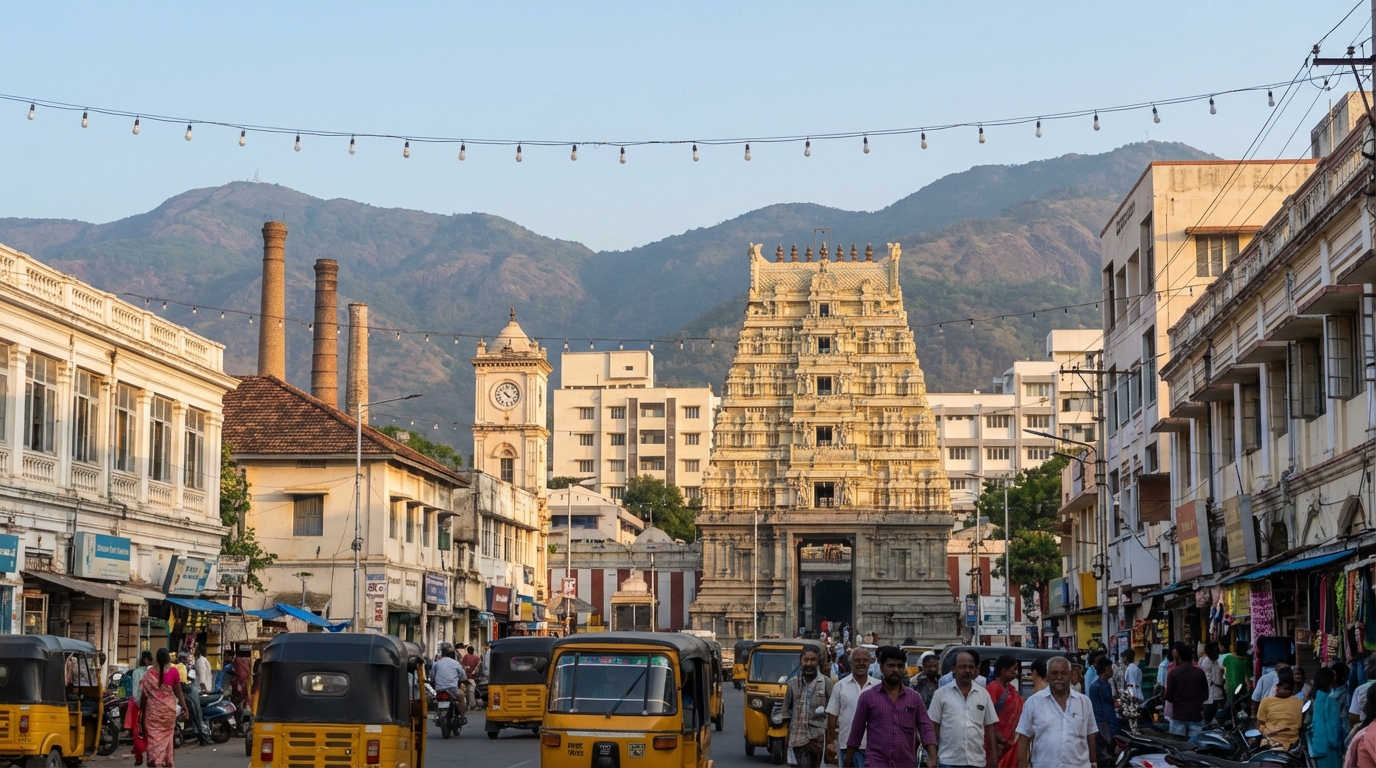 Scenic view of Coimbatore, India