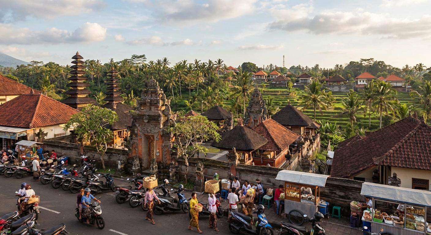 Scenic view of Ubud, Indonesia