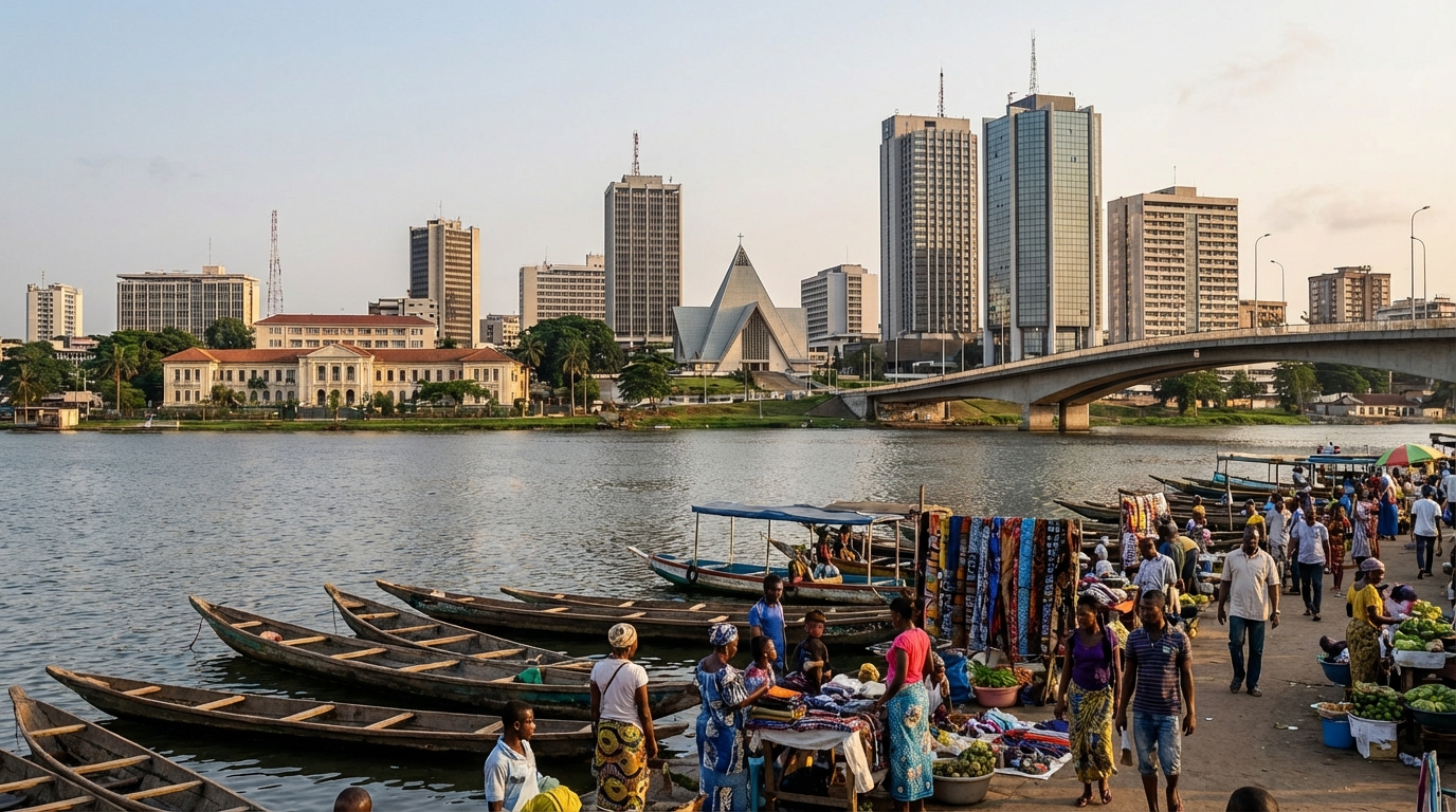Scenic view of Ivory Coast