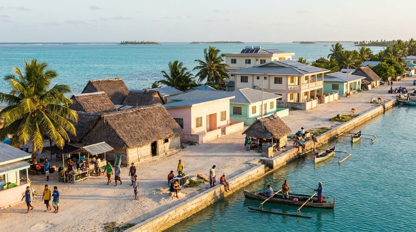 Scenic view of Kiribati