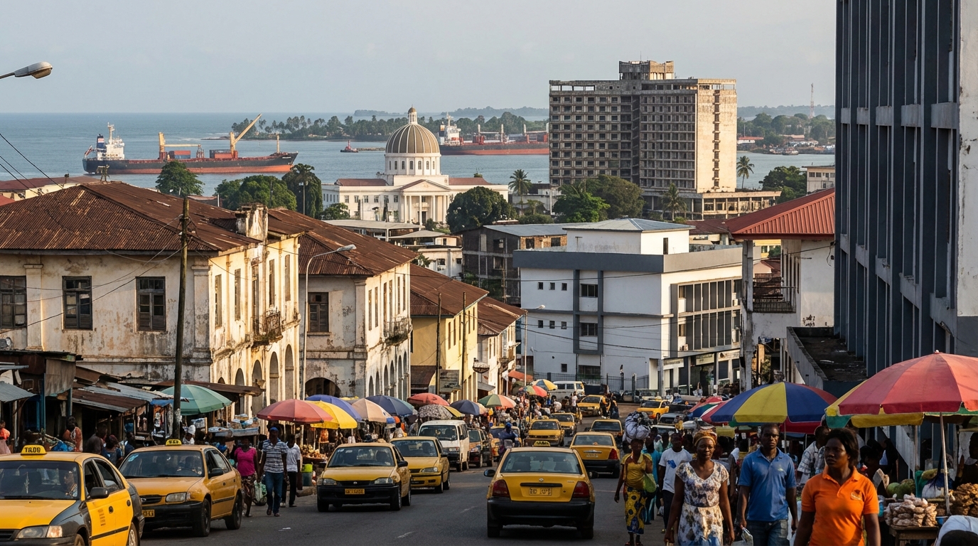 Scenic view of Liberia