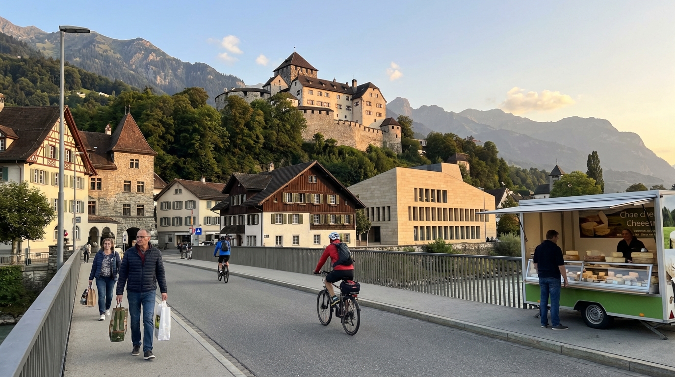 Scenic view of Liechtenstein