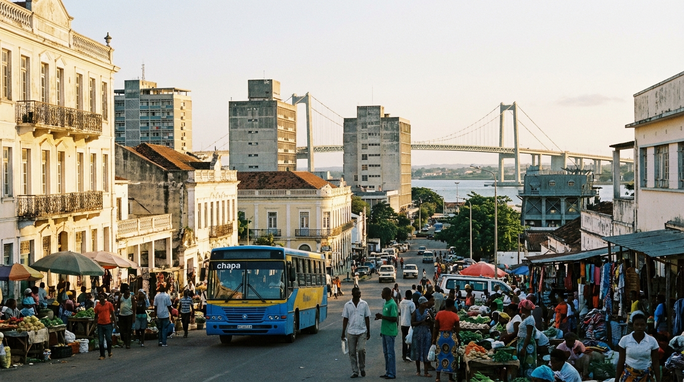 Scenic view of Mozambique