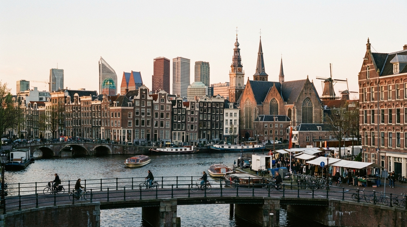 Scenic view of Netherlands