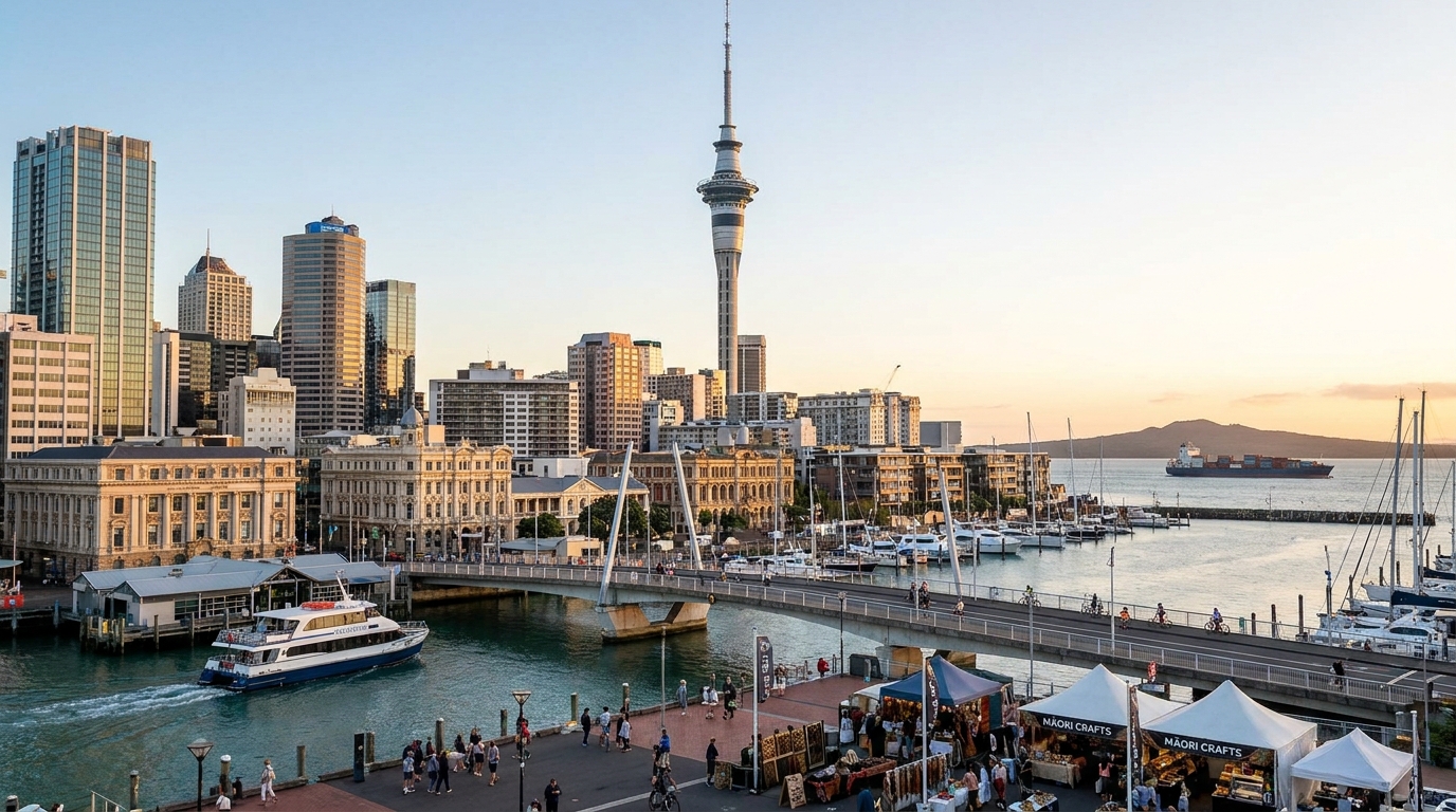Scenic view of New Zealand