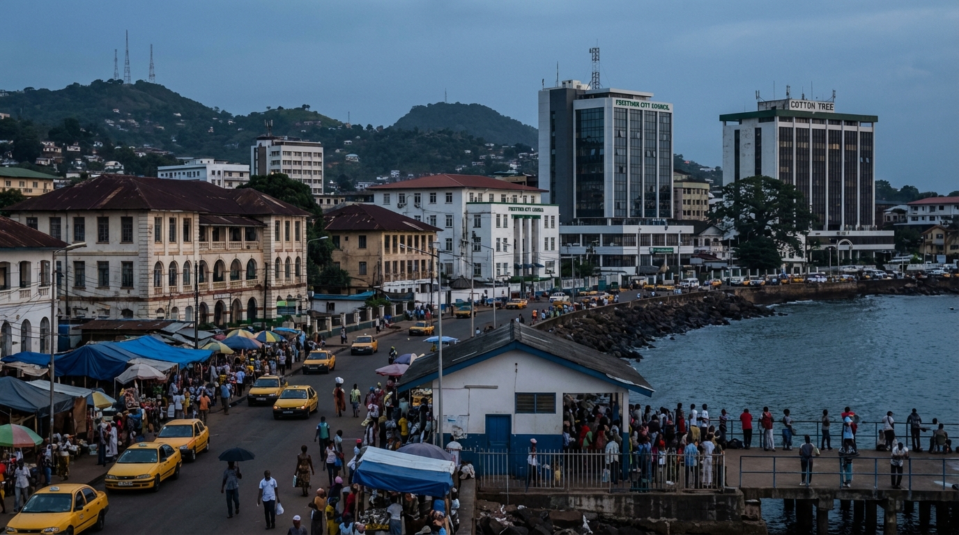 Scenic view of Sierra Leone