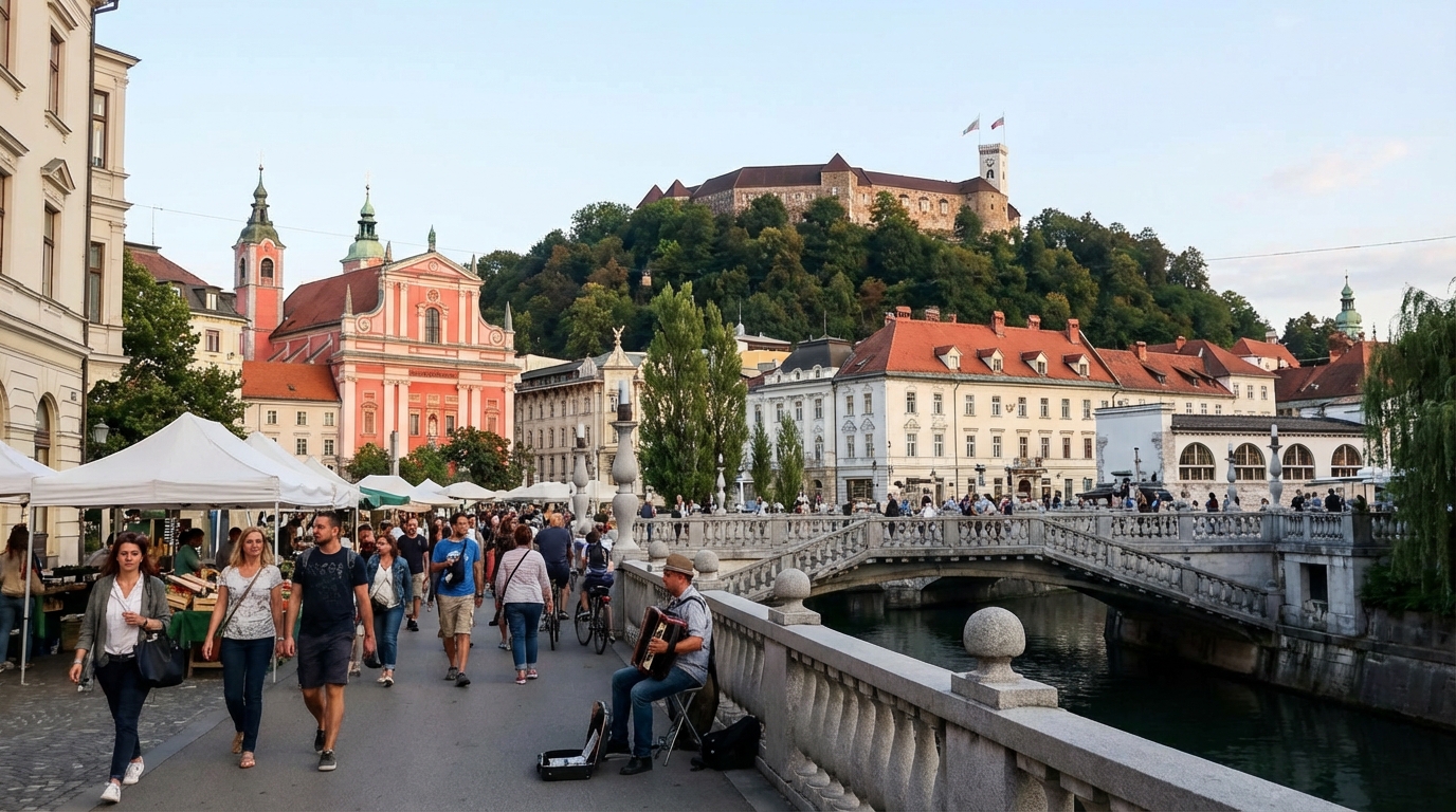 Scenic view of Slovenia