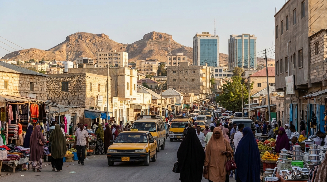 Scenic view of Somaliland