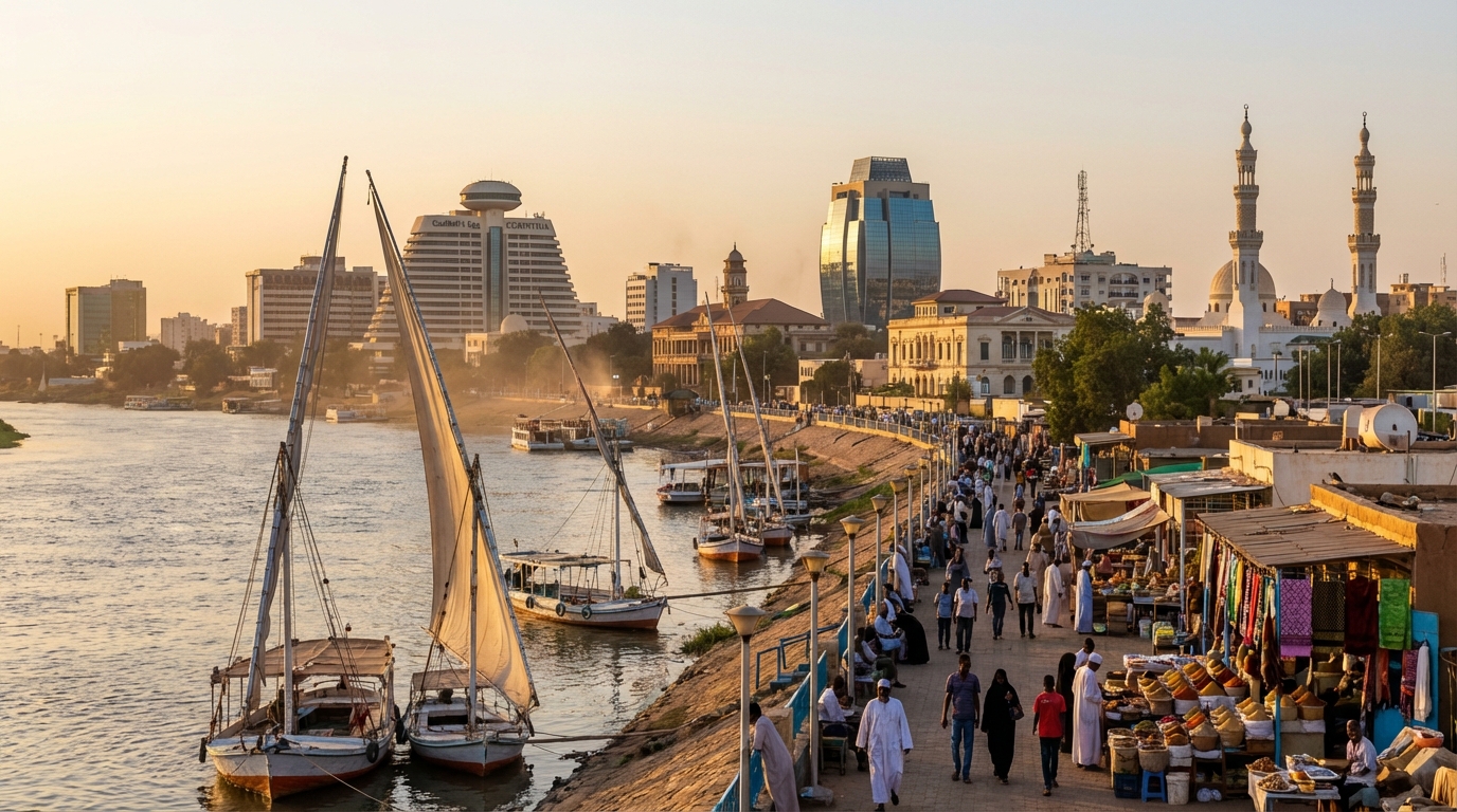 Scenic view of Sudan