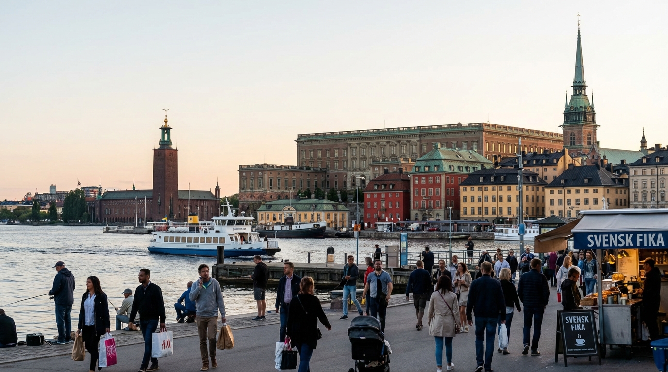 Scenic view of Sweden
