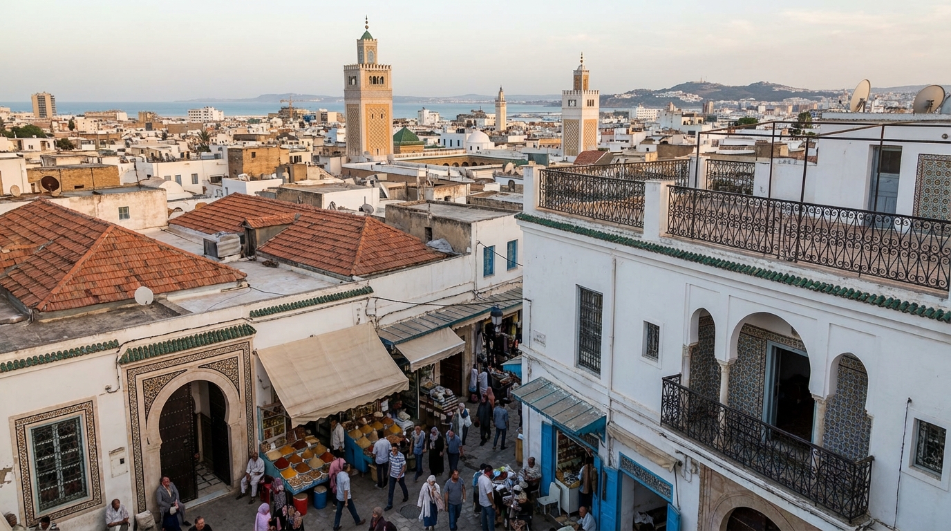 Scenic view of Tunisia