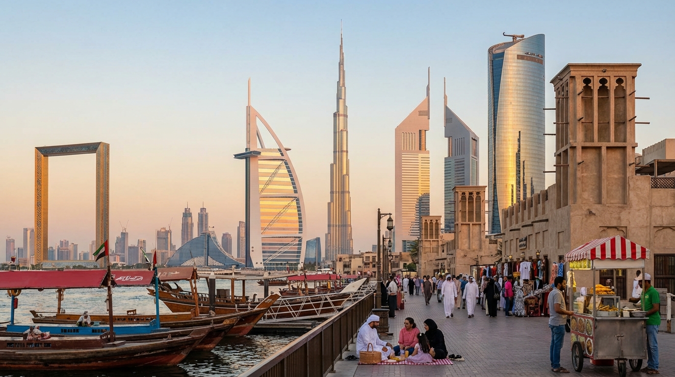 Scenic view of United Arab Emirates
